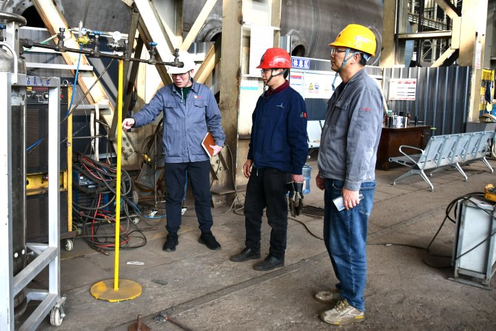 大为装备公司开展“抓整改、反三违、盯现场、保安全”专项活动